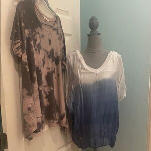 Stylish Tie-Dye and Ombre Women's Tops